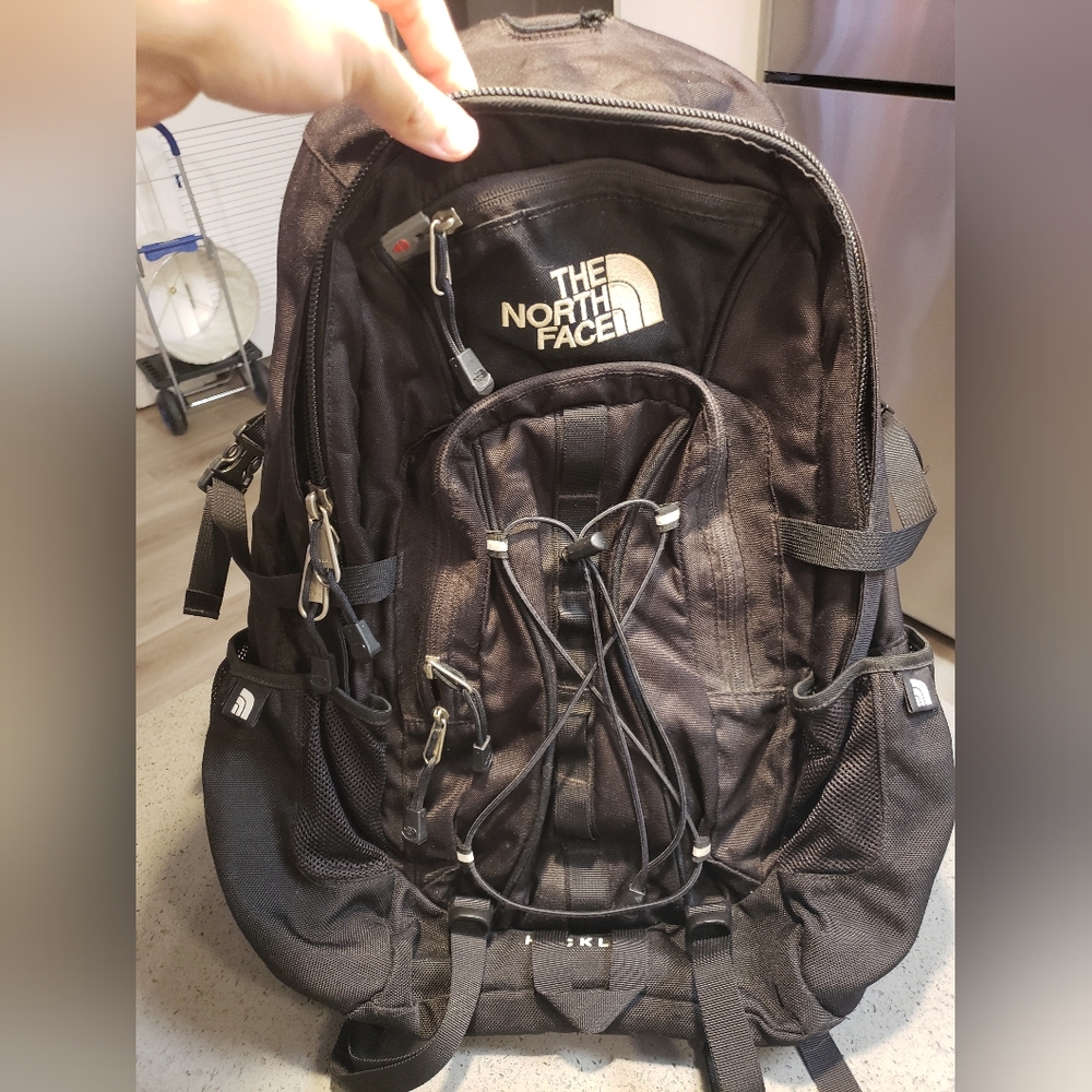 The North Face Black Adventure Backpack Heckler Rare